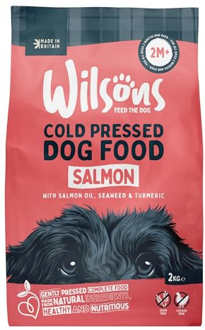 Wilsons - Cold Pressed Dog Food - Complete Dry Meal with Natural, Hypoallergenic Grain Free Ingredients - Introduce Gradually for Best Results - Suitable for Adult Dogs and Puppies 2 Months+ (2kg)
