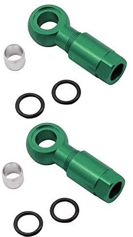 TsoLay 2X Fahrrad Hydraulische Scheiben Bremse Nadel Kopf für XTR Fahrrad Bremse Zubehör Grün