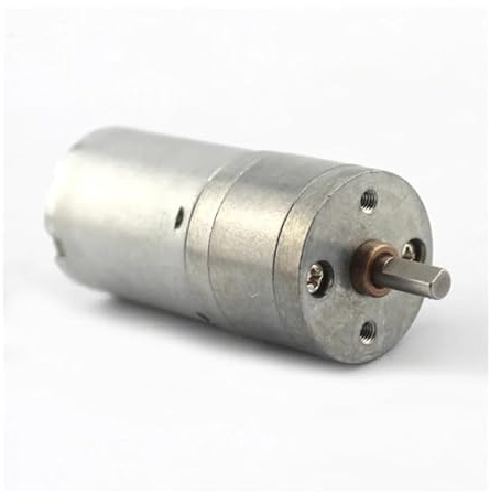 370 DC gear electronic starter, intelligent robot trolley electronic starter 6V 133RPM 25GB electronic starter, high torque central shaft output Reduction ratio 1:45 IDGTTLDF