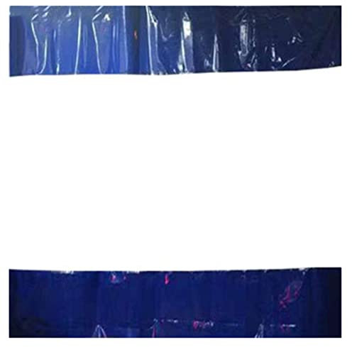 RLINZ Rideau d'eau Bâche Imperméable Transparente pour Salle Lavage Voiture Rideau Porte Coulissante Climatisation pour Garage Pavillon, Taille 47 (4.4x2.5m)