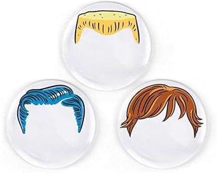 Genuine Fred Kinderteller Boy FR2051 - Melamin, Hairstyles, Kindgerecht, Teller, Dinnerplate