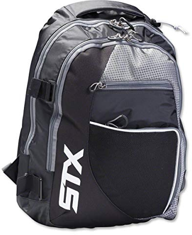 STX Lacrosse AS BPSD BK/XX Sidewinder Lacrosse Backpack, Black