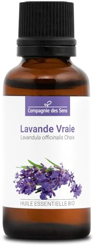 LAVANDA - 30 mL - Aceite Esencial Orgánico - 100% Puro, Natural, Quimiotipado y Certificado AB