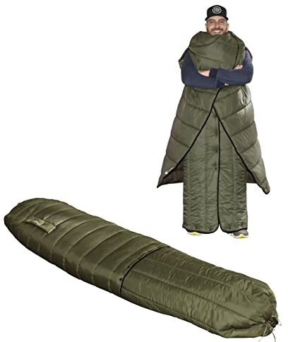onewind XL Sleeping Quilt-35 grader – ultralight 4 säsonger Top Quilt Wearable Blanket, perfekt för backpacking, Hammock Camping