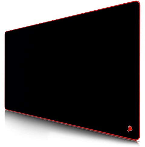 CSL - Übergröße Mauspad Gaming Titanwolf 1200x600mm - XXXL Mousepad groß mit Motiv - XXXL Tischunterlage Large Size - verbessert Präzision und Geschwindigkeit - XXL z.B. für Logitech Maus und Tastatur