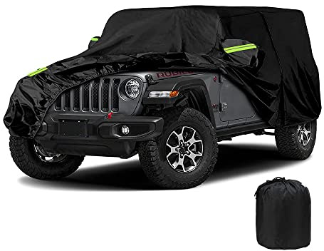 Housse De Protection De Voiture Étanche Compatible avec Jeep Wrangler