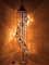 Lampe turque sur pied mosaïque marocaine orientale faite à la main Marron 7 ampoules