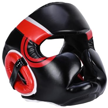 Boxing Head Guard - Caja para la cabeza de boxeo, protector de cabeza para niños, equipo de protección facial para mujer y hombre, entrenamiento de fitness, kickboxing
