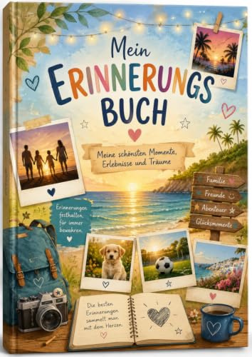 Mein Erinnerungsbuch: Meine schönsten Momente, Erlebnisse und Träume