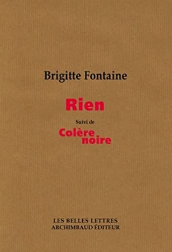 Rien: Suivi de Colère noire