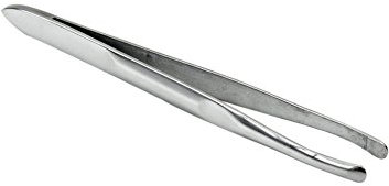 Pinza Pinzette Sopracciglia Punta Tonda Estetista Acciaio Inox Strumento Trucco