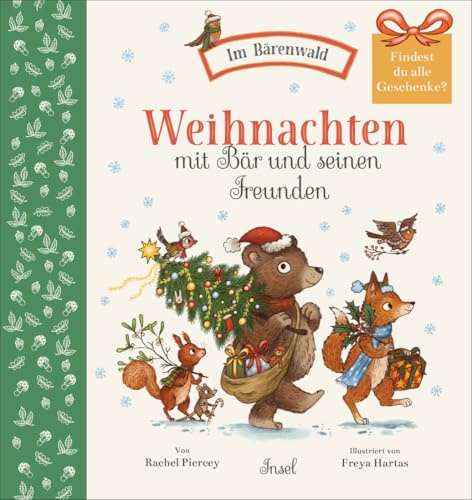 Weihnachten mit Bär und seinen Freunden: Das Wimmelbuch für die Weihnachtszeit | Pappbilderbuch für Kinder ab 2 Jahren | Das perfekte Geschenk zu Weihnachten (Im Bärenwald)