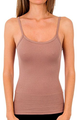 Playtex Camiseta tirantes finos sin costuras para Mujer Beige (Piel), S