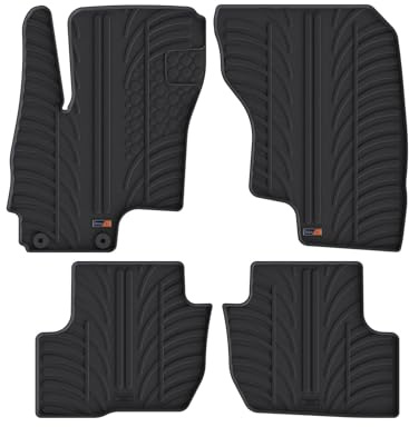 Travall Mats Gummifußmatten Kompatibel Mit Mitsubishi Outlander Phev (Ab 2014) TRM1269 - Allwettermatten Nach Maß Fussmatten Set