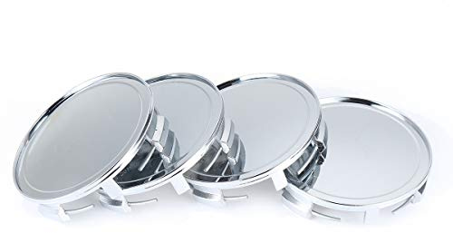C-FUNN 4Pcs 75Mm/69Mm Sliver Car Auto Rueda Centro De La Cubierta De La Tapa para Benz SLK A Clase