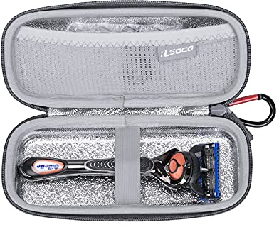 RLSOCO Tasche für Gillette ProGlide/Mach3/Fusion5/ProGlide Power Rasierer (Nur Tasche)
