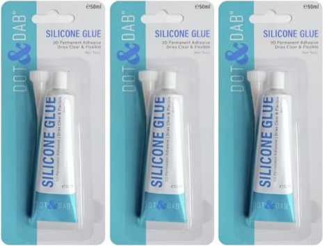 Dot & Dab Silicone Glue - 3 pack