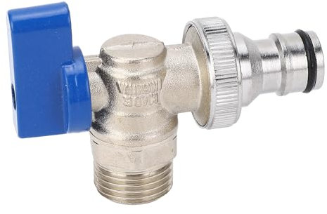 Valvola di Arresto Ad Angolo, Chiudere le Valvole di Intercettazione 'acqua, Ingresso Maschio G1/2 Pollici Uscita Maschio G3/4 Pollici per Bagno WC Cucina Doccia Impianto Idraulico