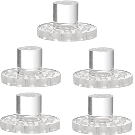 BUGUUYO 5stücke Acryl-korallenstütze Teiliges Durchsichtige Basis Für Aquarium Robuste Und Verschleißfeste Halterung Für Korallenfragmente Optimal Für Korallenvermehrung Und