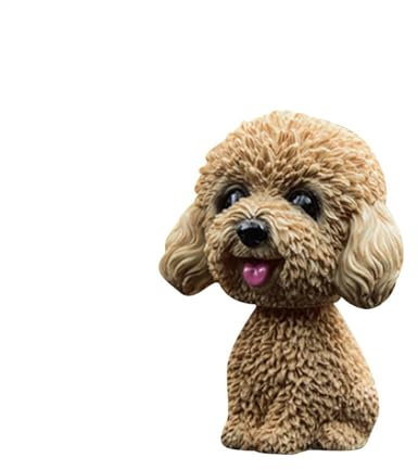 Celuicion Nette Nicken Schütteln Kopf Hund Verzierungen Wackelhund Auto-Innendekoration Ornament Statuen und Skulpturen Schüttelt den Kopf Hundedekoration Deko Figur