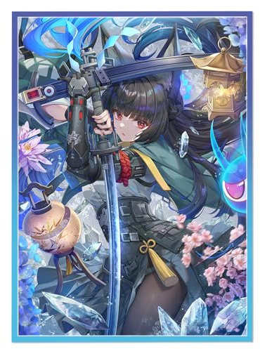 60 Holografische Anime-Kartenhüllen 67x92mm | Top-Loading-Schutz für TCG/MTG/PTCG Sammlerkarten | Kunstvolle Sammlerhüllen