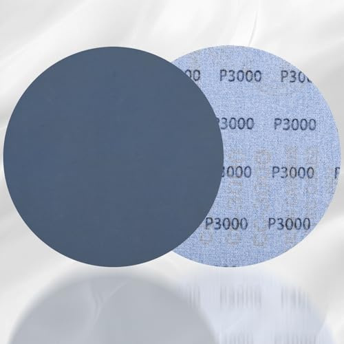 30 Piezas Discos de Lija, 125mm Papel de Lija, 5 inch Disco Abrasivo para Lijadora Orbital o Excéntrica(3000 Granos)
