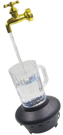 DIYEAH Fontaine de Jardin Décorative Robinet Invisible Flottant Dispositif de Flux Remplaçable pour Décoration Extérieure Ornement Fontaine Créatif et Cadeau pour Fêtes