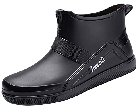 Women's Wellington Boots Short, Women's Ankle Boots Summer Waterproof Garden Boots Non-Slip Rain Shoes Soft Soles Rain Boots Water Sports Ankle Boots Wide Feet Rubber Boots Barefoot Women's Boots