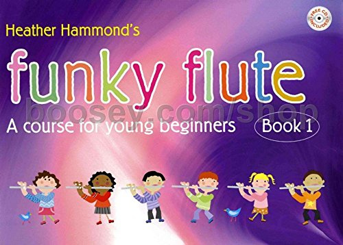Funky Flute - Book 1 | Beginner Flute Tutor Book with Backing Tracks and Fun Exercises | Step-by-Step Learning for Kids and Students | Easy Flute Songs and Games to Build Confidence and Technique