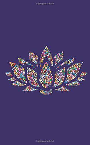 Bullet Journal Ideen Organizer Lotusblume: Yoga Planer Einschreibbuch 110 Seiten Softcover mit Punktraster