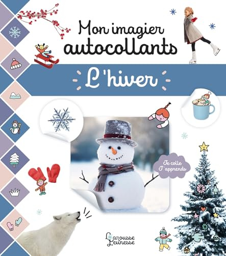 Mon imagier autocollants - L'hiver
