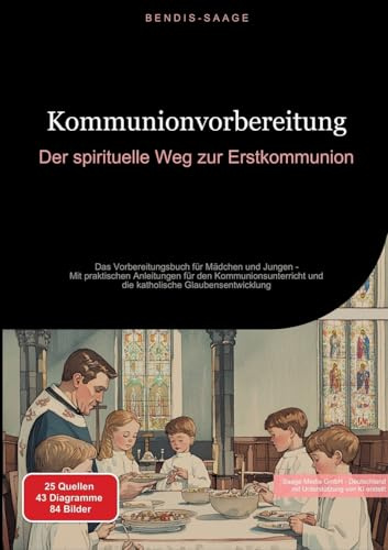 Kommunionvorbereitung: Der spirituelle Weg zur Erstkommunion: Das Vorbereitungsbuch für Mädchen und Jungen - Mit praktischen Anleitungen für den ... Glaubensentwicklung (Kommunion (DE))