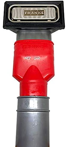 Franke 133.0050.083 - Überlaufset Franke Winkel 97/117 Teleskoprohr lang, 74 x 45.5 x 80 cm