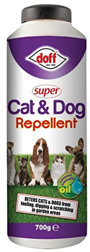 Doff 3 x 700g Super Cat & Dog Repellent - Shaker Bottle safe around the garden