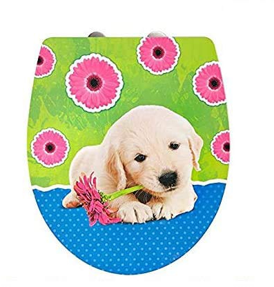 ADOB, Design WC Sitz Klobrille Puppy, Absenkautomatik, abnehmbar zur Reinigung, 60879