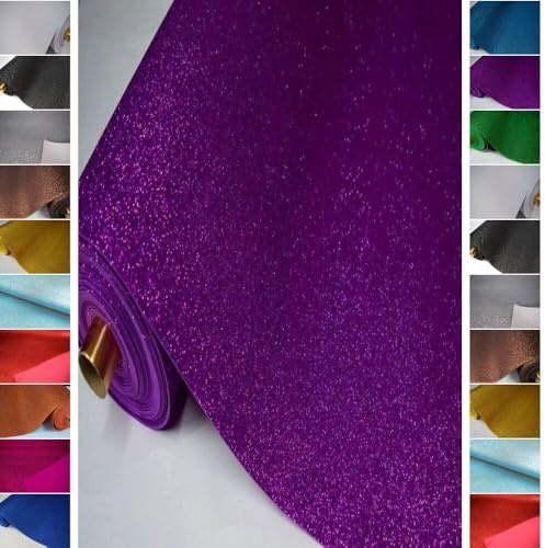 StoffBook LILA MOOSGUMMI GLITZER 2MM BASTELMATERIAL STOFF STOFFE, D235