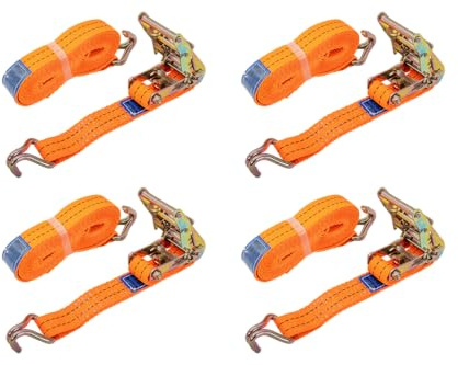 Kit de Quatre Sangles de Transport avec tendeur UNITRAILER 6m/35mm/2t