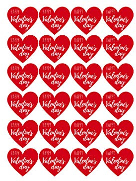 Mini Cialde Decoshape Evento e Personaggio Scelta 24 pz topper cupcake (San Valentino)
