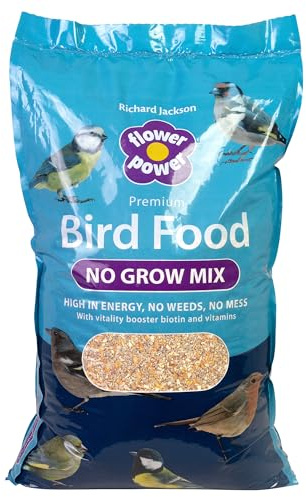 Richard Jackson Flower Power No Grow Premium Wild Bird Food with 13 Natural ingredients, 12.75kg