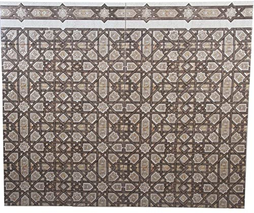 Casa Moro Marokkanische Wandfliesen Kenitra 60x20 cm 1 qm bunt Relieffliesen mit strukturierter Oberfläche | orientalische Fliesen | Schöne Dekoration für Bad Küche Flur & Küchenrückwand | FL7098