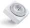 conecto timer meccanico per presa a muro, timer 24 ore, 96 segmenti di commutazione, interruttore per on/off, IP20, 3500 Watt, bianco