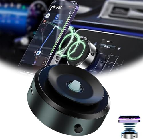 Eeiiey Mpp Gripmaster 360 Magnetic Holder, Moftpivotpro Car Suction Cup Mount for All Cell Phones, Vacuum Adsorption (Black)