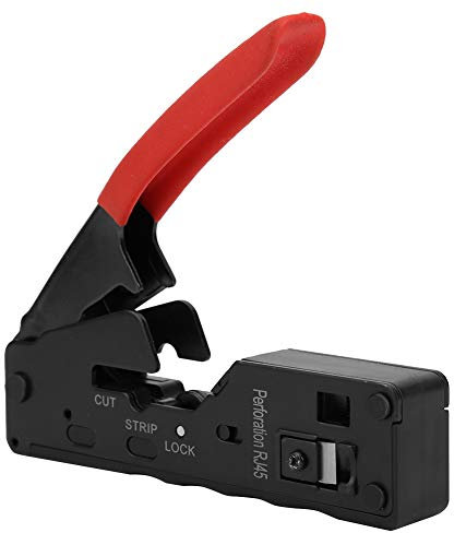 Cable Cutter, 5.3 Practical Network Wire Stripper, Durable Steel Wire Stripping for CAT-5 CAT-6 CAT-7 Wire Crimping (BamfdiHSsgwtdP-11)