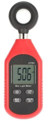 Photomètre D'éclairage UT381 UT382 UT383 UT383BT UT383S Luxmètre Numérique Éclairement Professionnel Lux Fc Testeur Mètre (Color : UT383)