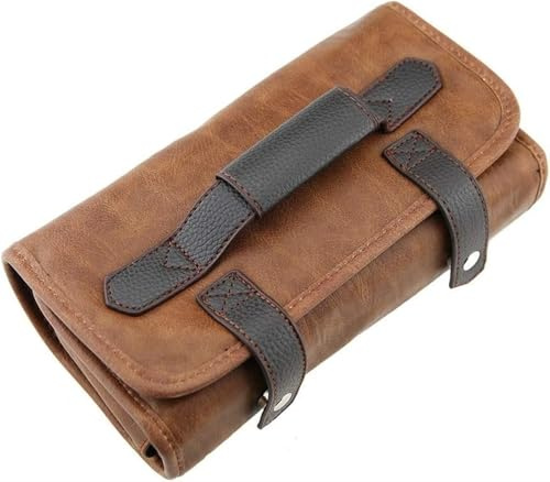 Yoeoefuo Friseurtasche Werkzeugtasche Tragbar Friseur Organizer Pu-Leder Friseur Zubehör Tasche Professionelle Salon Tasche Für Scheren Kämme Salon Haarwerkzeug Friseur Equipment Tasche