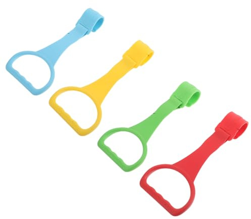 FUNOMOCYA 4 pezzi Anelli per Imparare Stare in Piedi per Lettino Colori Vivaci Accessori Sicuri per Box Gioco Ragazzo Ragazza e Ragazza Supporto per Trazione e Sviluppo Autonomia