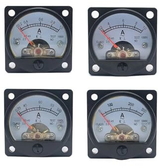 Pannello con amperometro analogico Amperometro analogico CA 1A 2A 3A 5A 10A 15A 20A 30A 50A ecc., misuratore di corrente/misuratore di corrente/misuratore da pannello(10A)