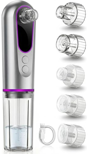 Black Head Vacuum Remover, Rechargeable Blackhead Remover Vacuum Pore Cleaner Vacuum with 5 Probes and 3 Modes,M-TK