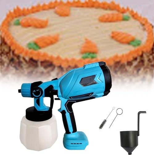 simprueH Cake Sand-Blasting Machine, Electric Cake Modeling Sprayer, 1000ML Large Capacity Plastic Spray Bottle, Three Spray Shapes are Adjustable