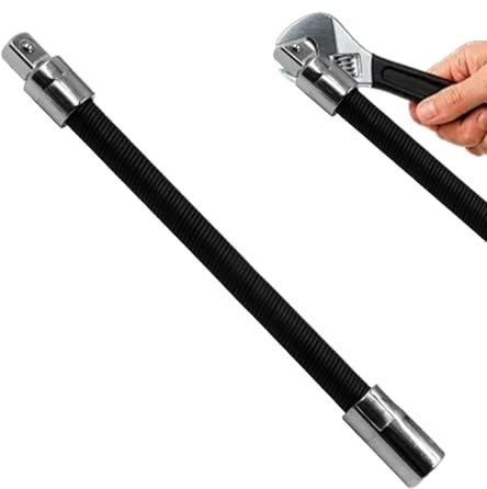 Flexibel borrförlängning – 13 mm böjbart skaft med vridmoment – flexibel borrförlängning, för gör-det-självare, möbeltillverkning, bilreparation, trä- och metallbearbetning